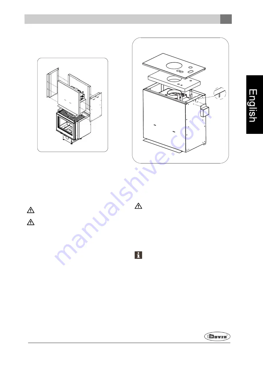 Dovre 2575 CBS WW Installation Instructions Manual Download Page 31