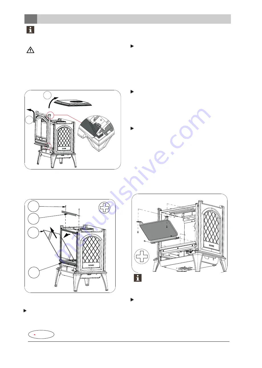 Dovre VIRTUS 50GA Installation Instructions And Operating Manual Download Page 46