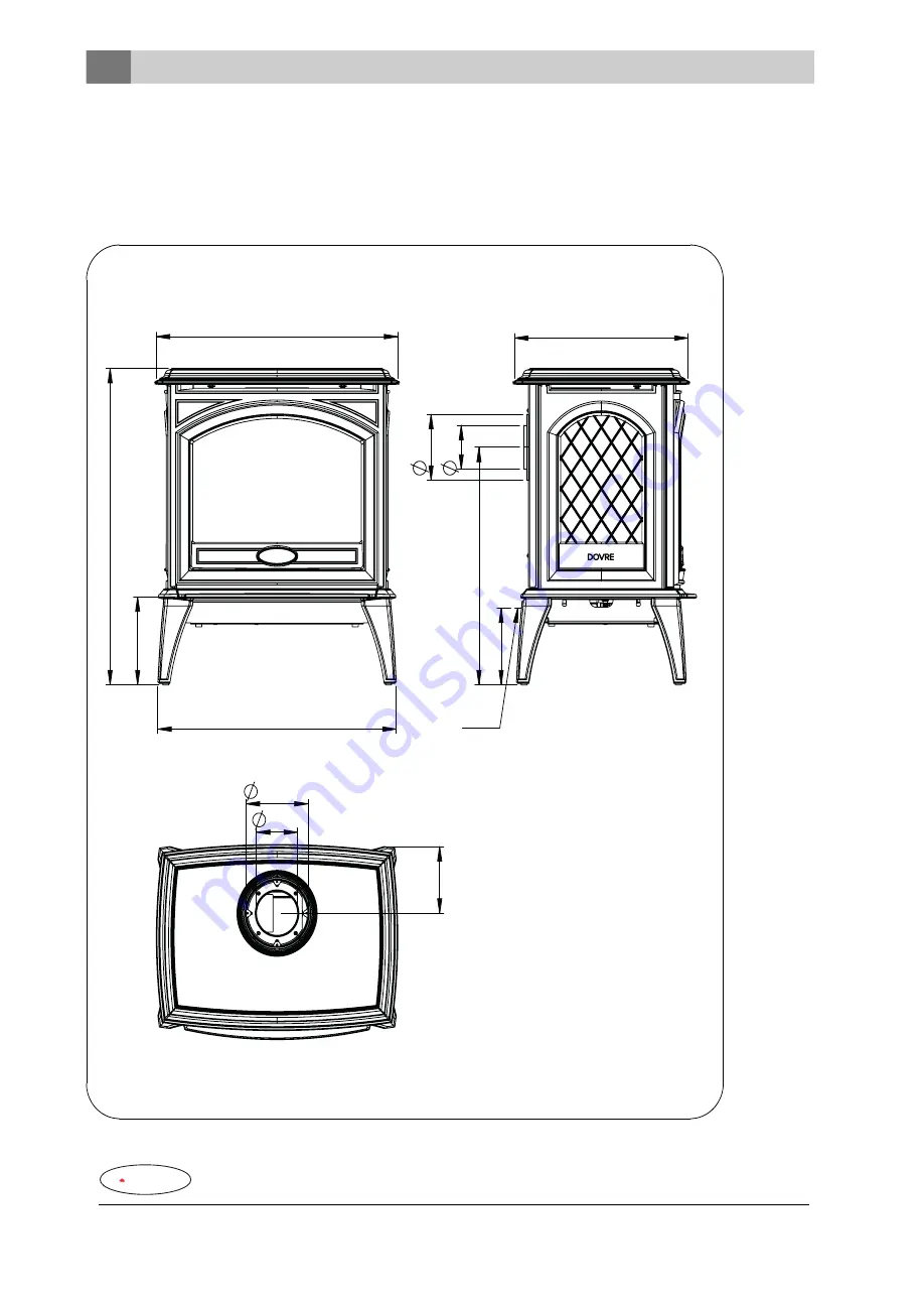 Dovre VIRTUS 50GA Installation Instructions And Operating Manual Download Page 68