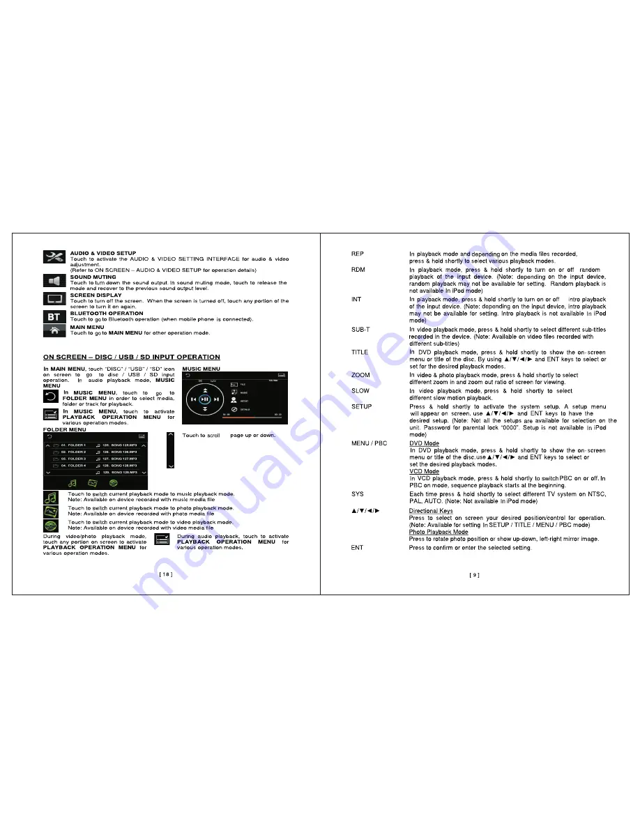 DP VIDEO DZP914 User Manual Download Page 10