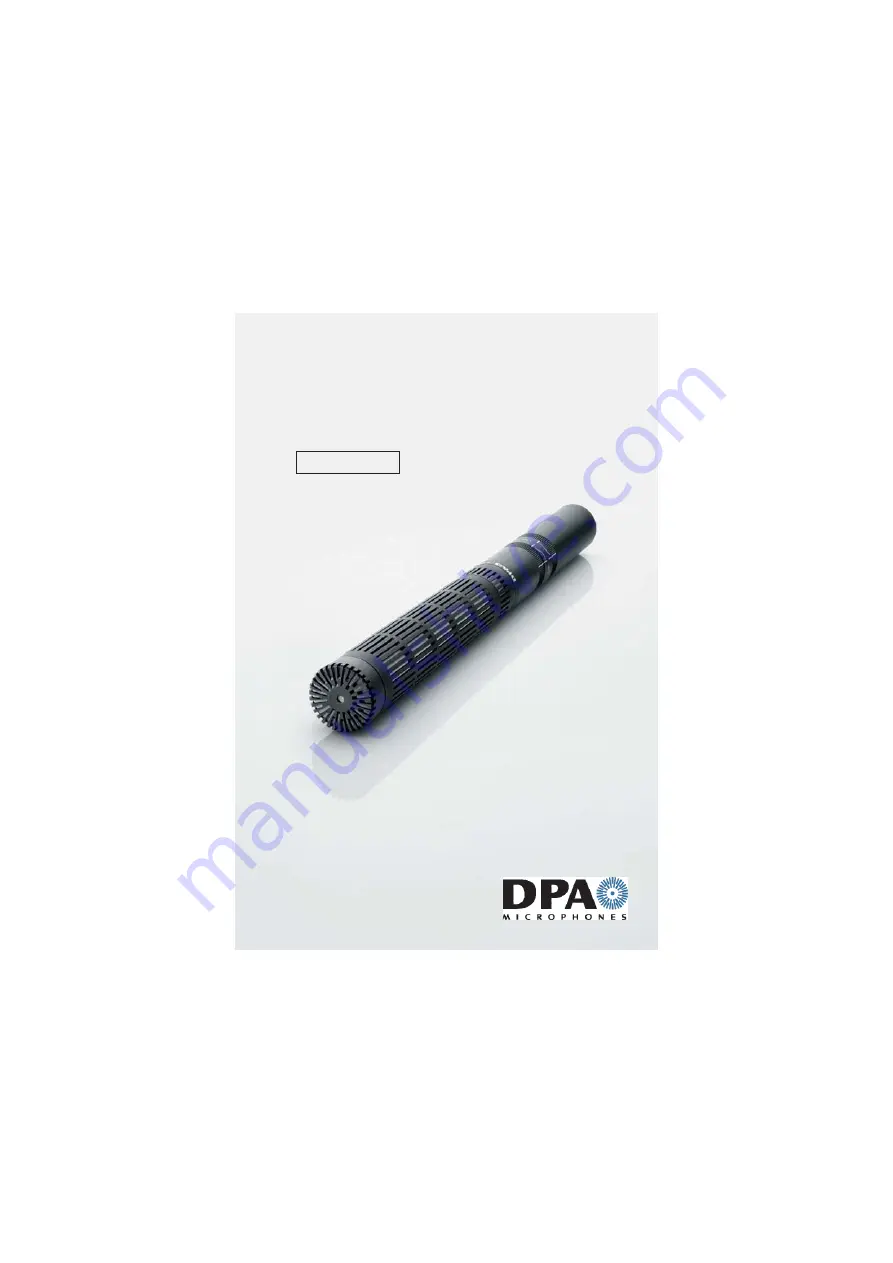 DPA DPA 4017 User Manual Download Page 1