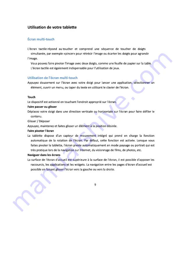 DPA SMARTAK TAB909 User Manual Download Page 10