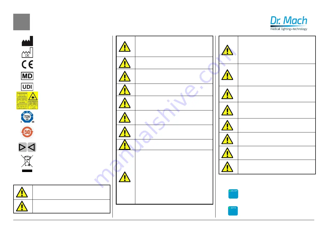 Dr. Mach LED 3 Скачать руководство пользователя страница 3