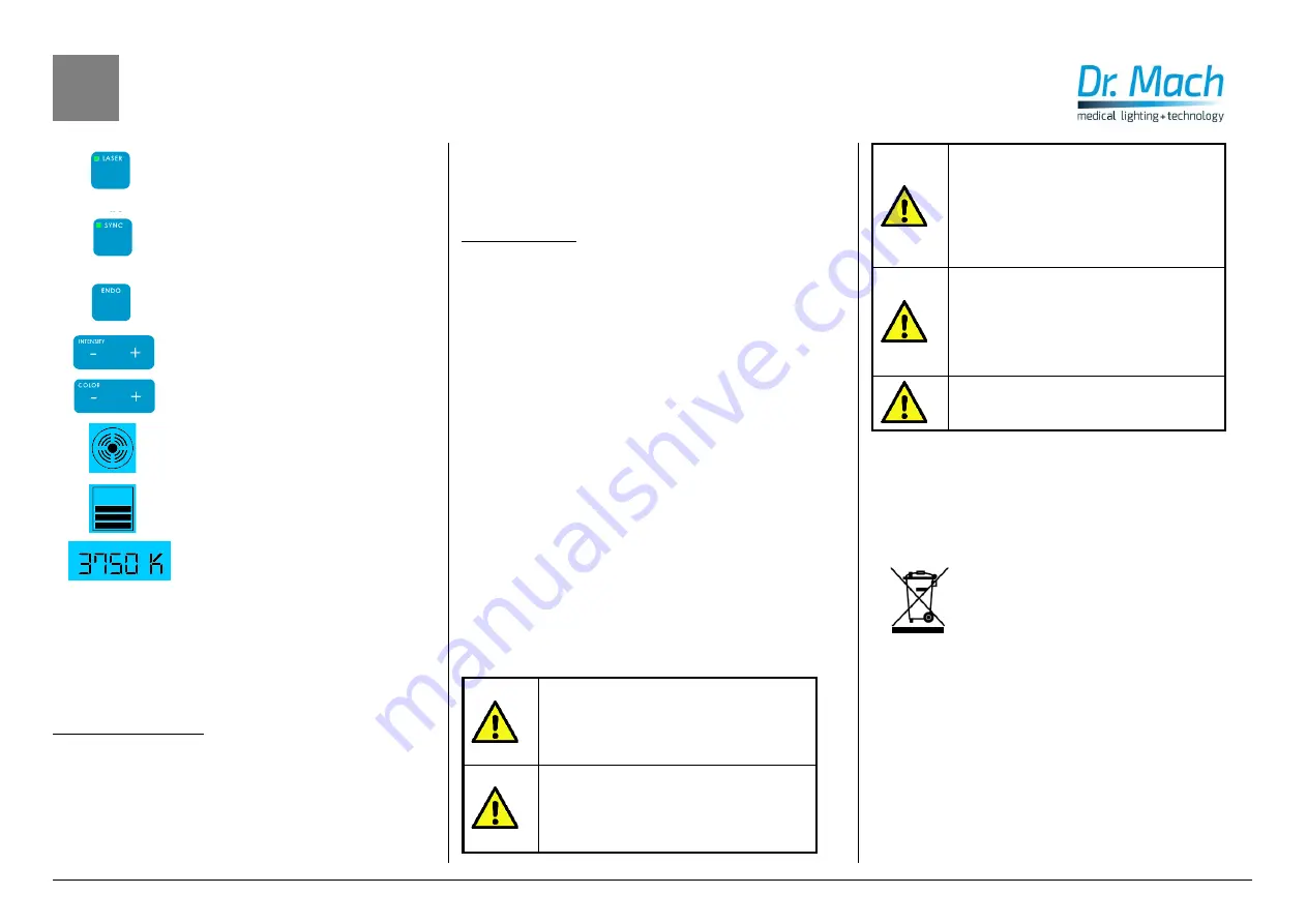 Dr. Mach LED 3 User Manual Download Page 10