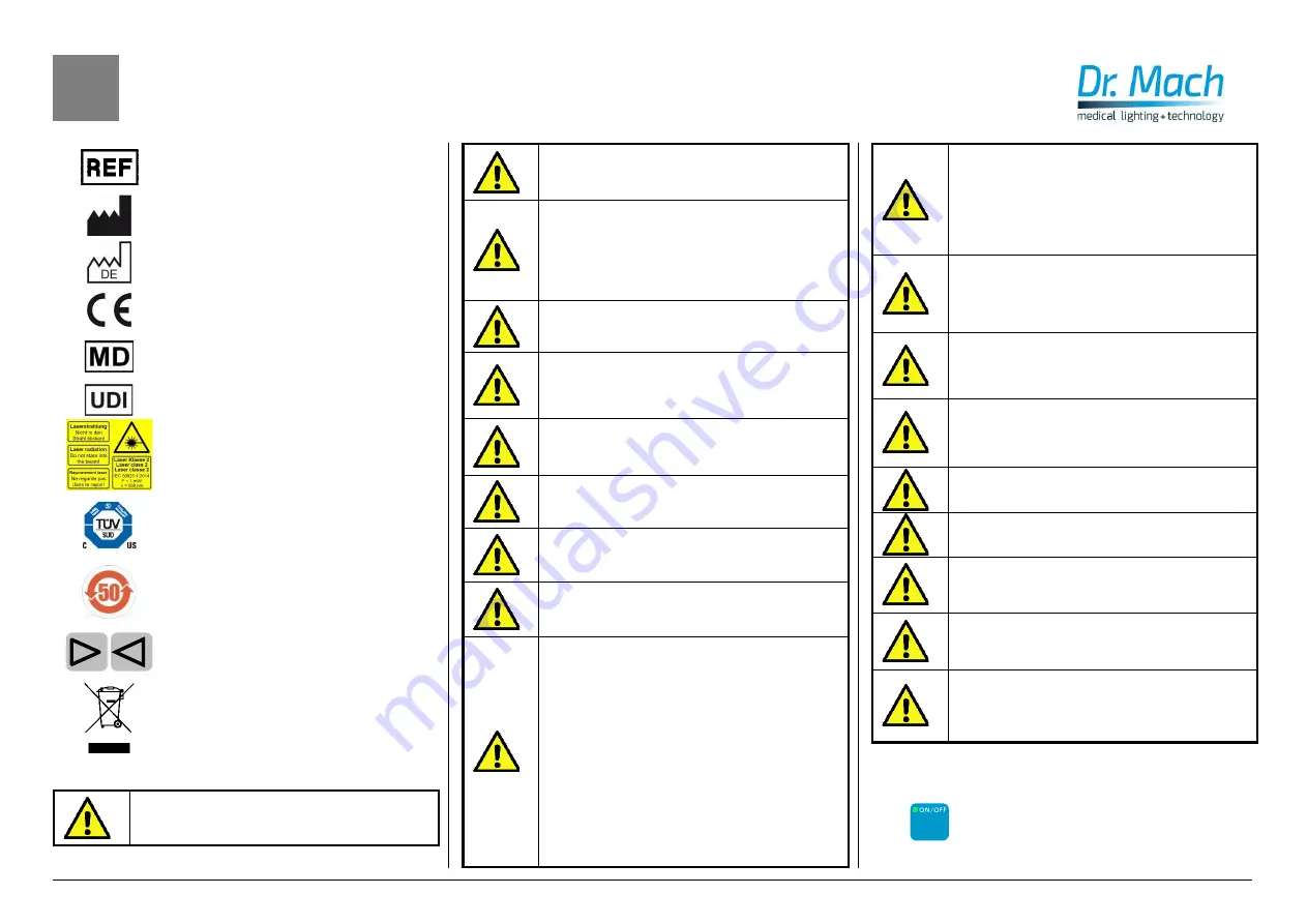 Dr. Mach LED 3 User Manual Download Page 15