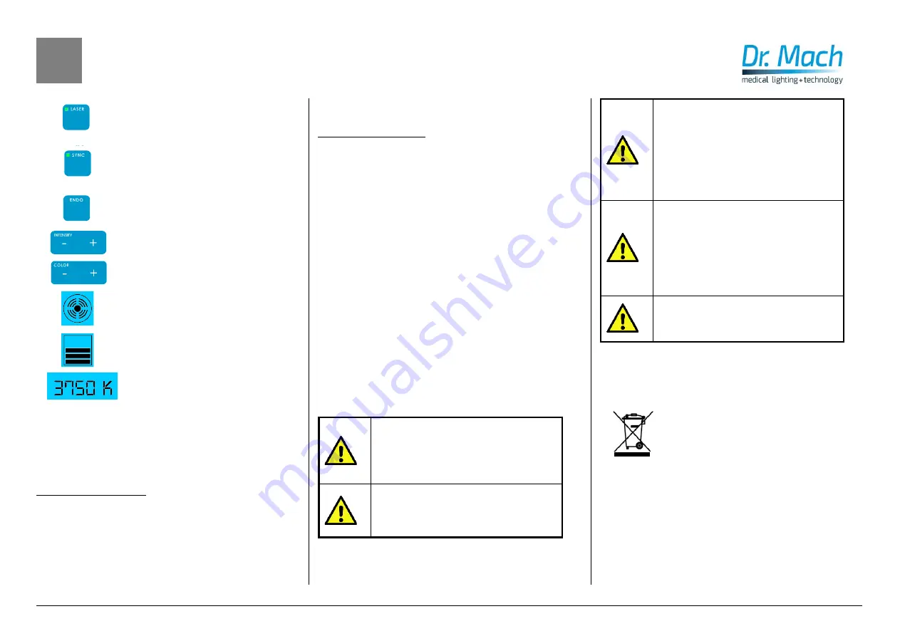 Dr. Mach LED 3 User Manual Download Page 22