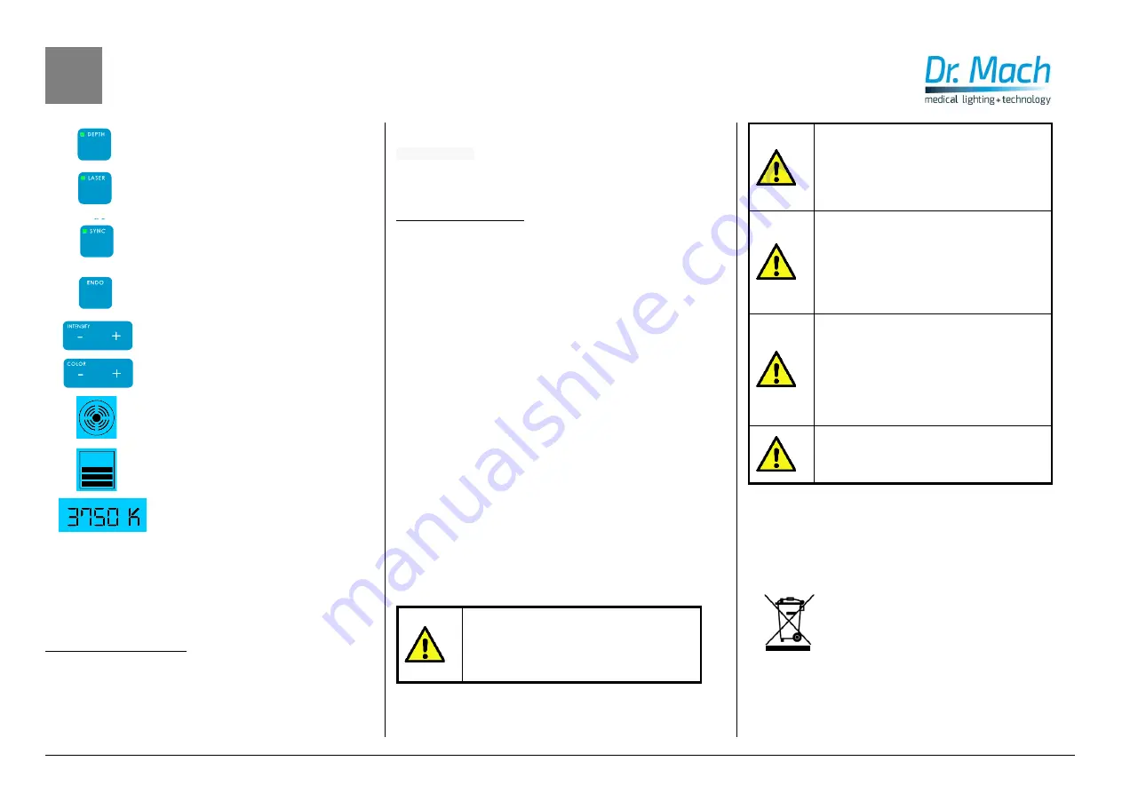 Dr. Mach LED 3 User Manual Download Page 28