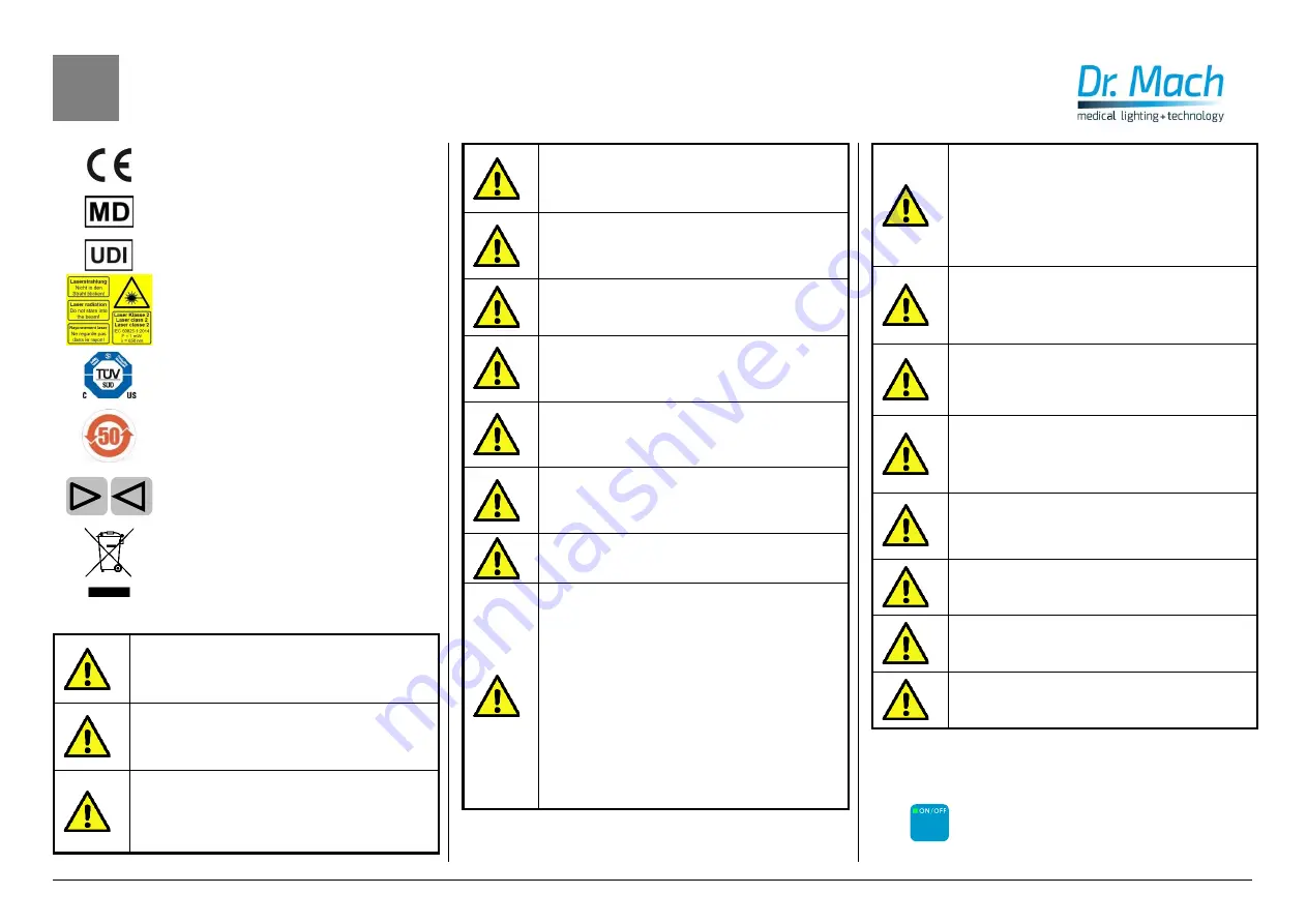 Dr. Mach LED 3 User Manual Download Page 30