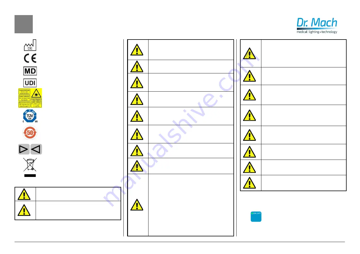 Dr. Mach LED 3 User Manual Download Page 42