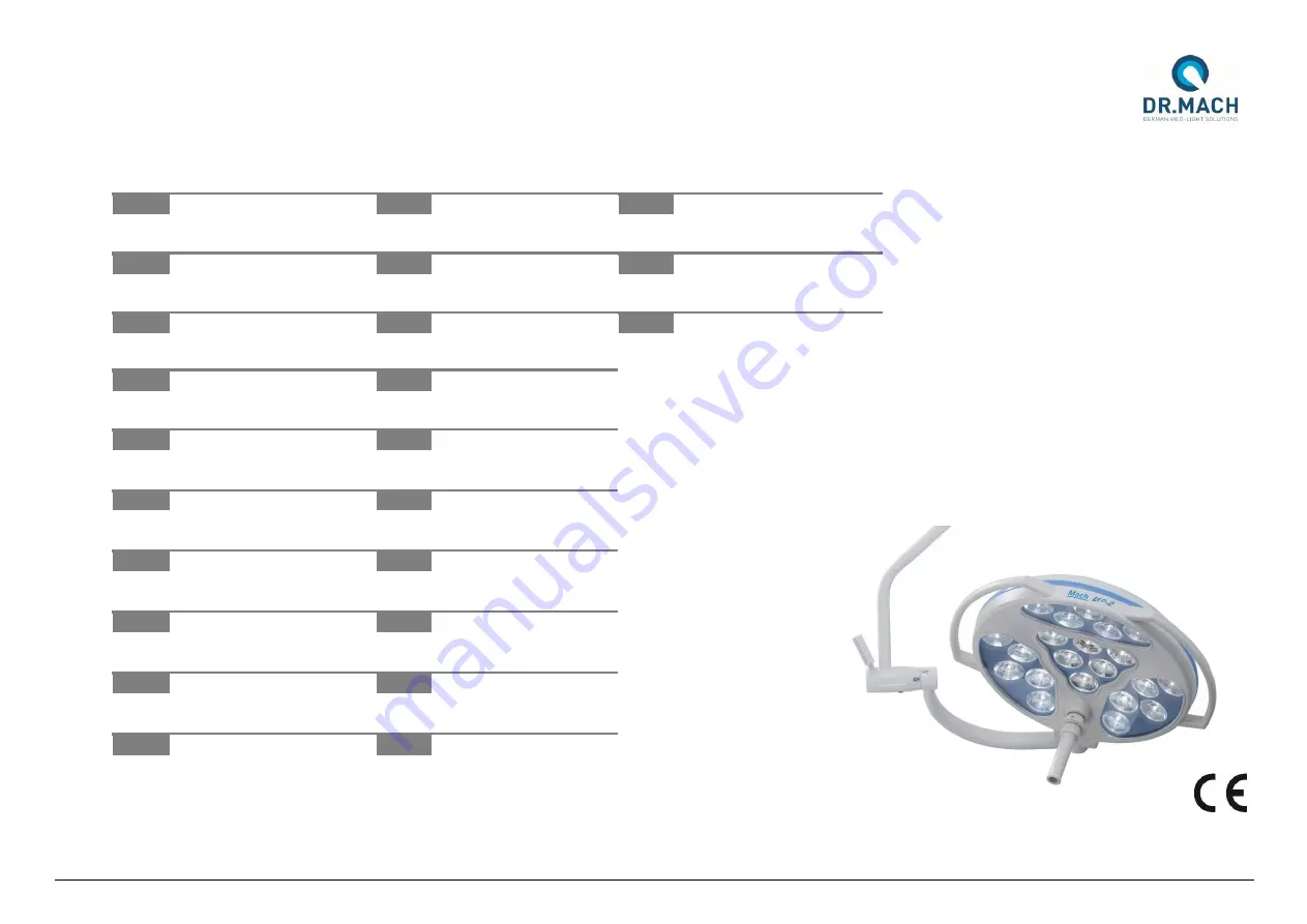 Dr. Mach Mach LED 2 SC User Manual Download Page 1