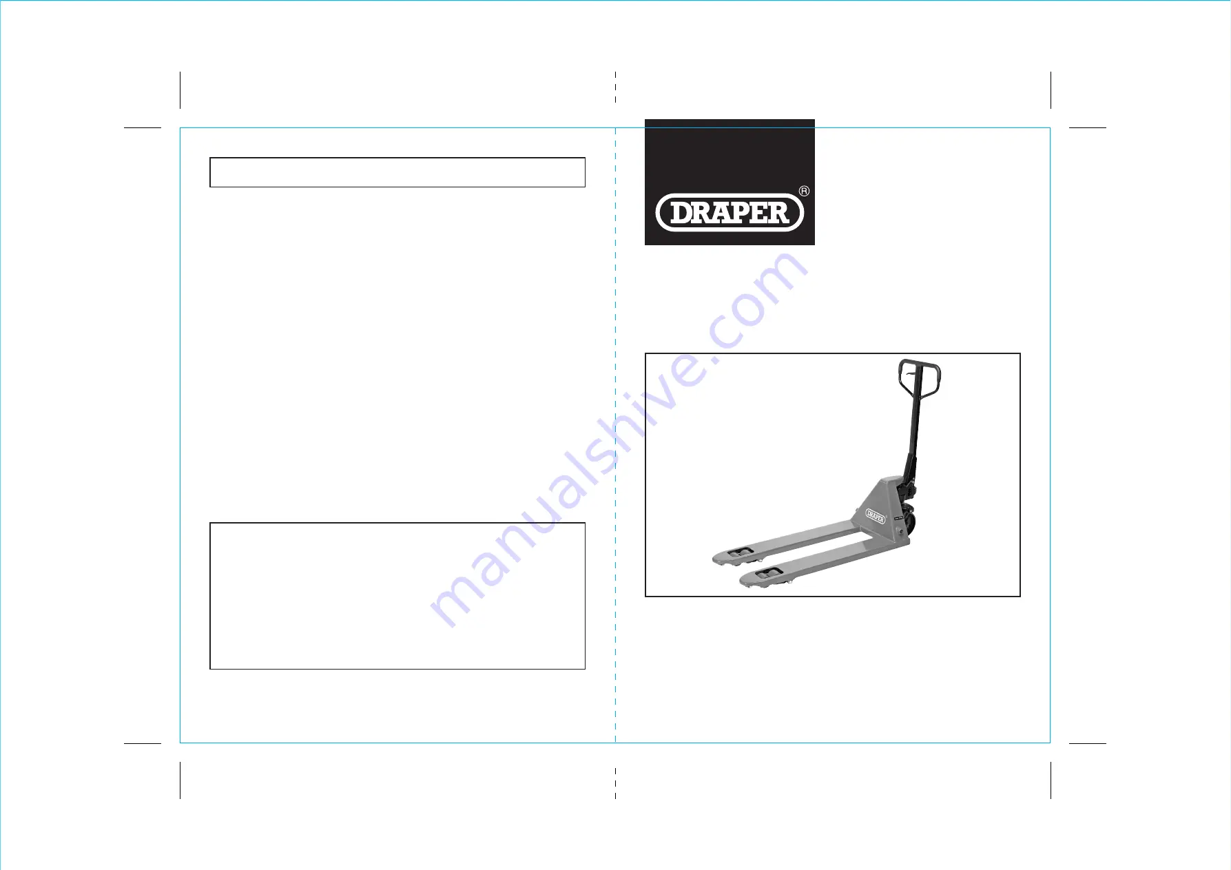 Draper 85655 User Manual Download Page 16