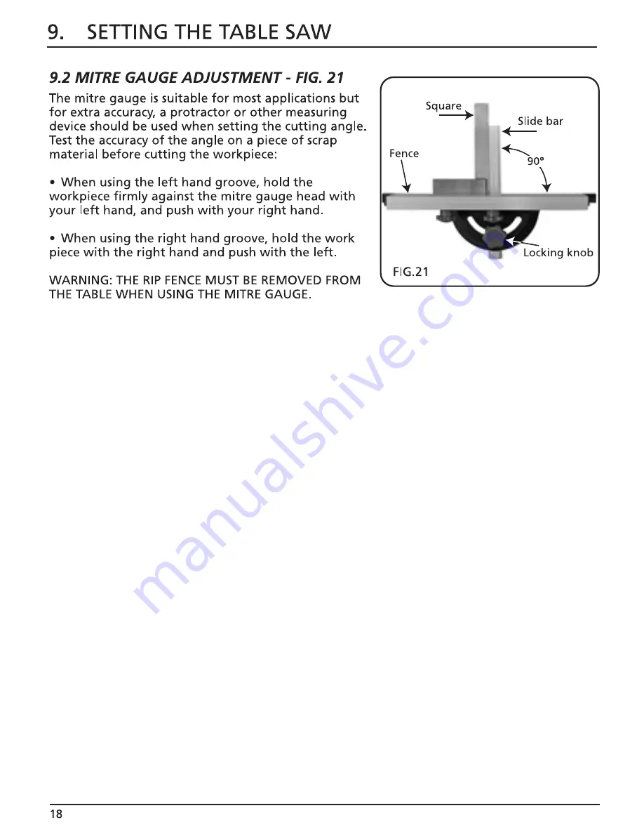 Draper BTS254 Instructions Manual Download Page 20