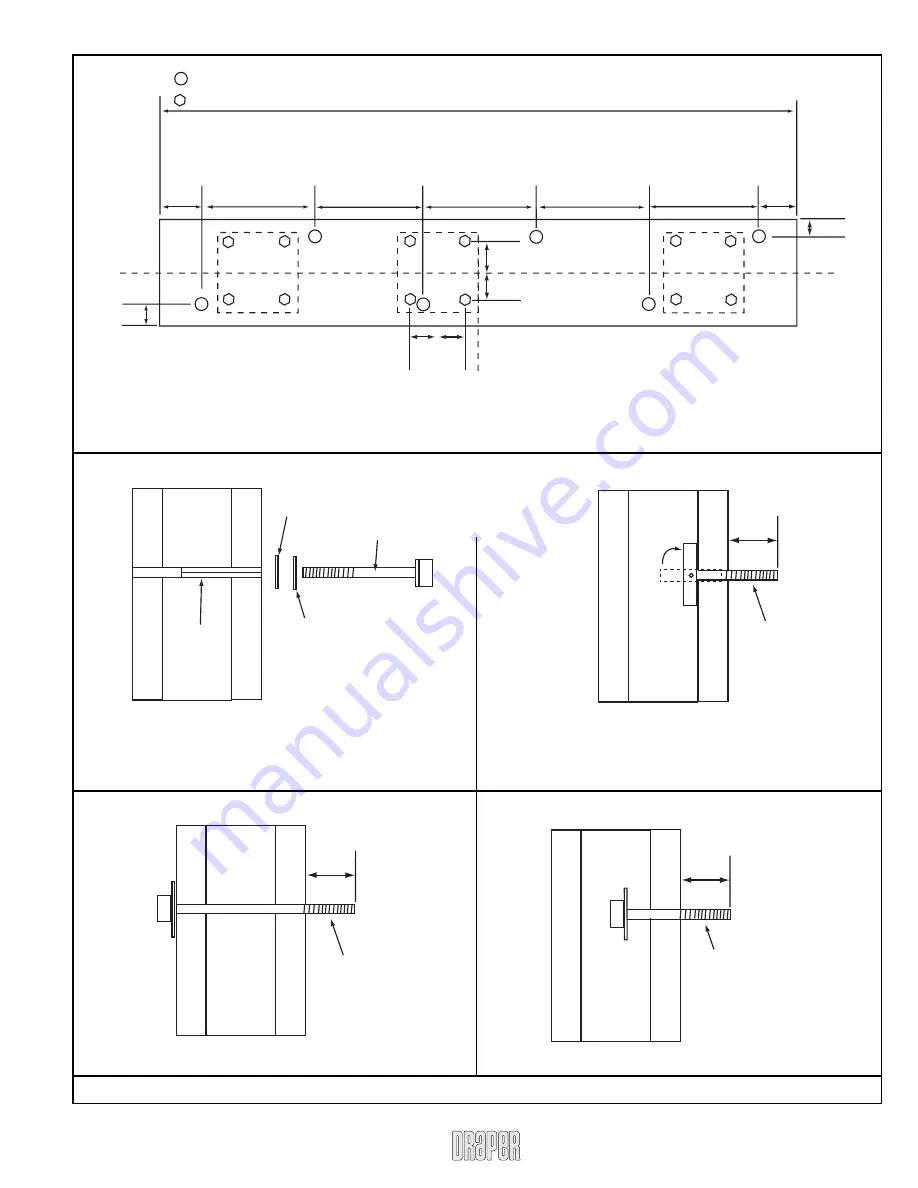 Draper EZ FOLD Installation Instructions Manual Download Page 9