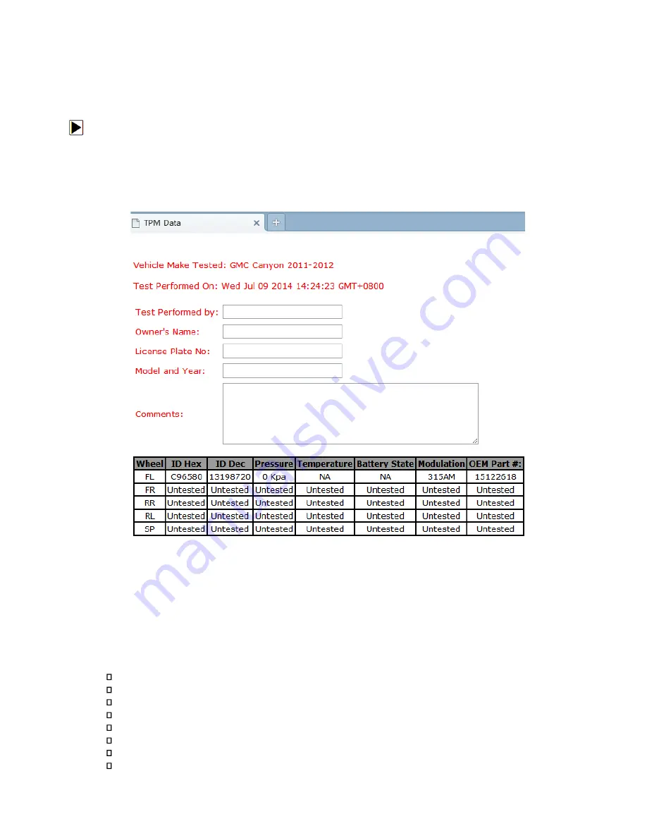 Draper FCR-TPMS Instruction Download Page 19