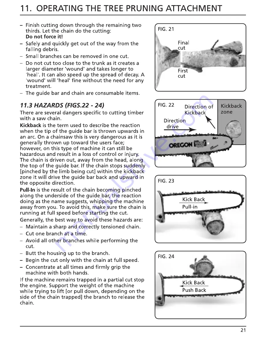 Draper GTP33 Instructions Manual Download Page 21