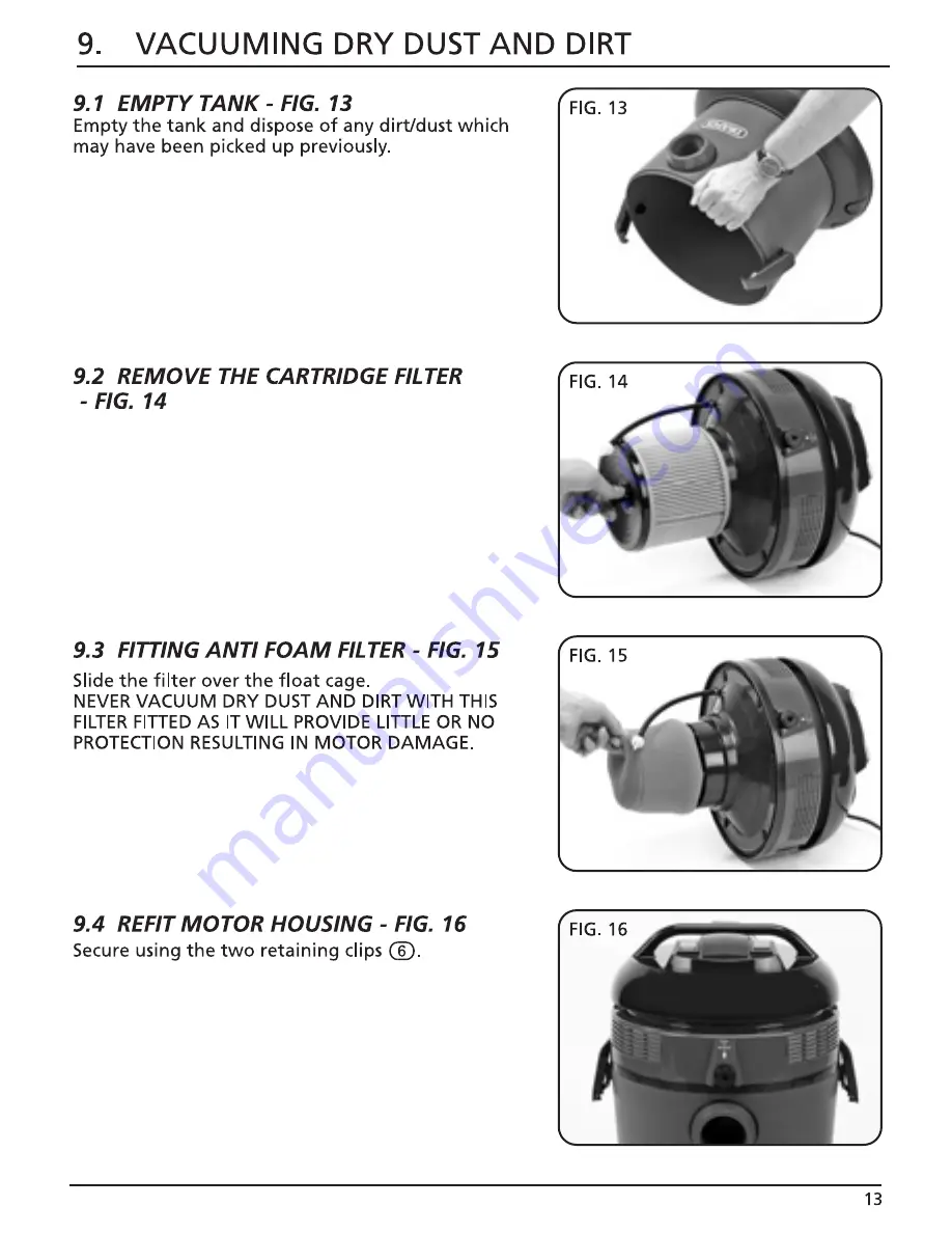 Draper SWD1100A Instructions Manual Download Page 15