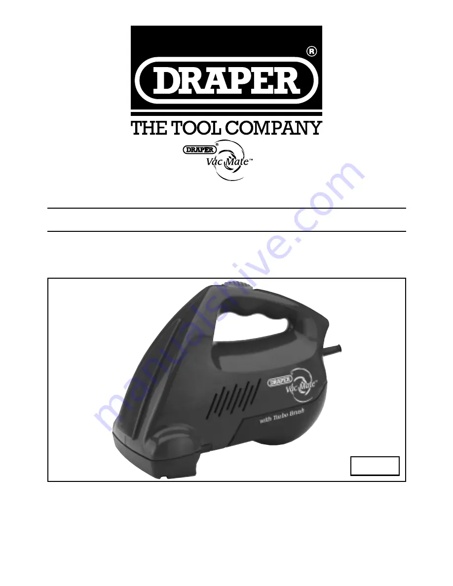 Draper VC300 Instructions Manual Download Page 1