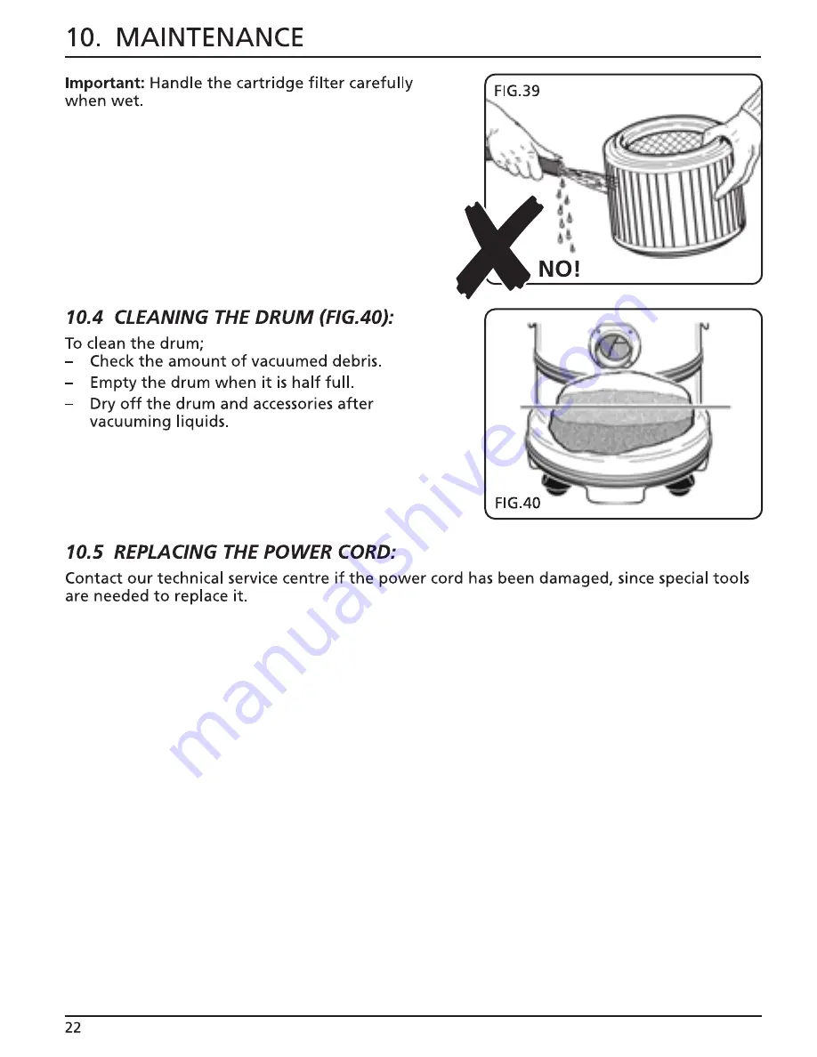 Draper WDV35LMC Instructions Manual Download Page 24