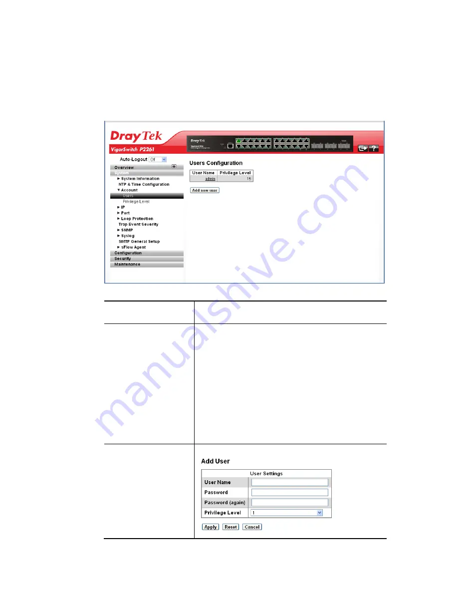 Draytek P2261 User Manual Download Page 35