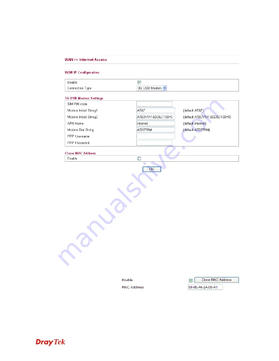 Draytek VIGOR VIGOR2750 User Manual Download Page 138