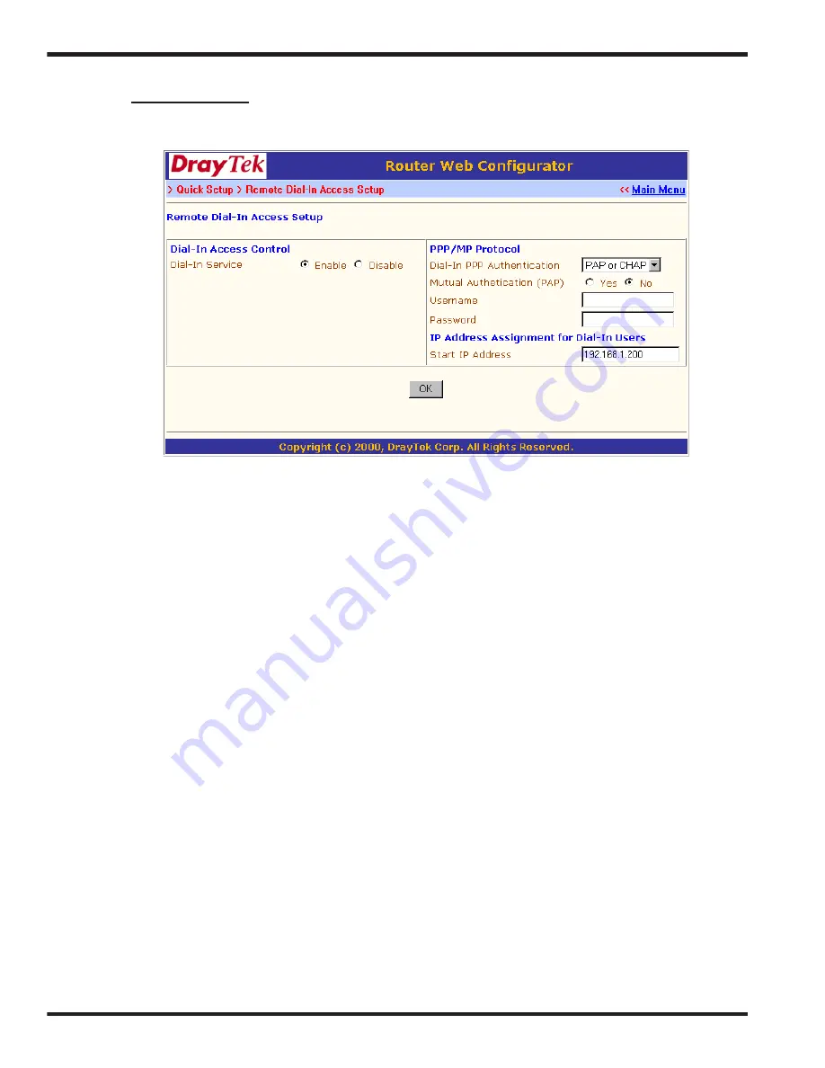 Draytek Vigor2000 User Manual Download Page 68