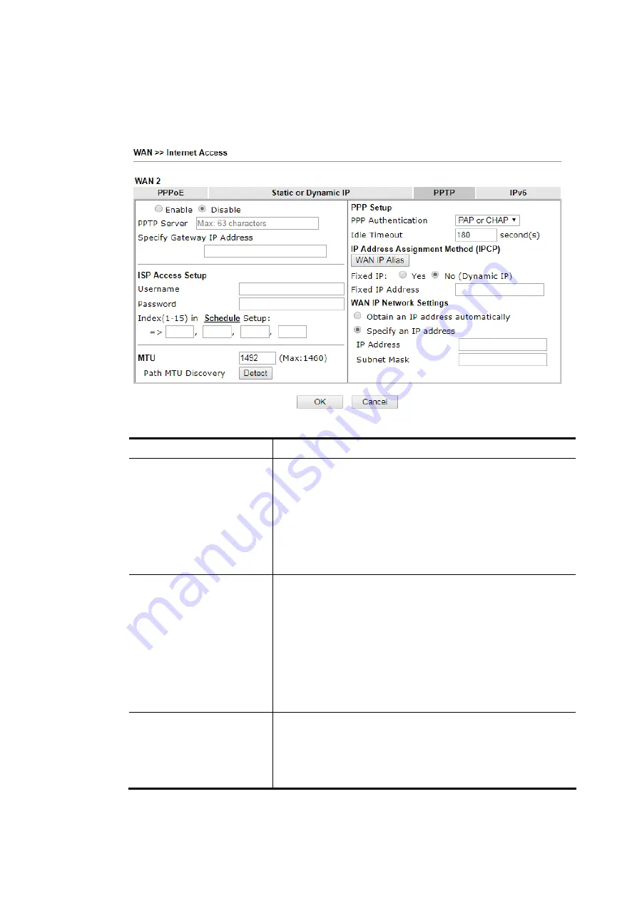 Draytek Vigor2620 Series User Manual Download Page 92