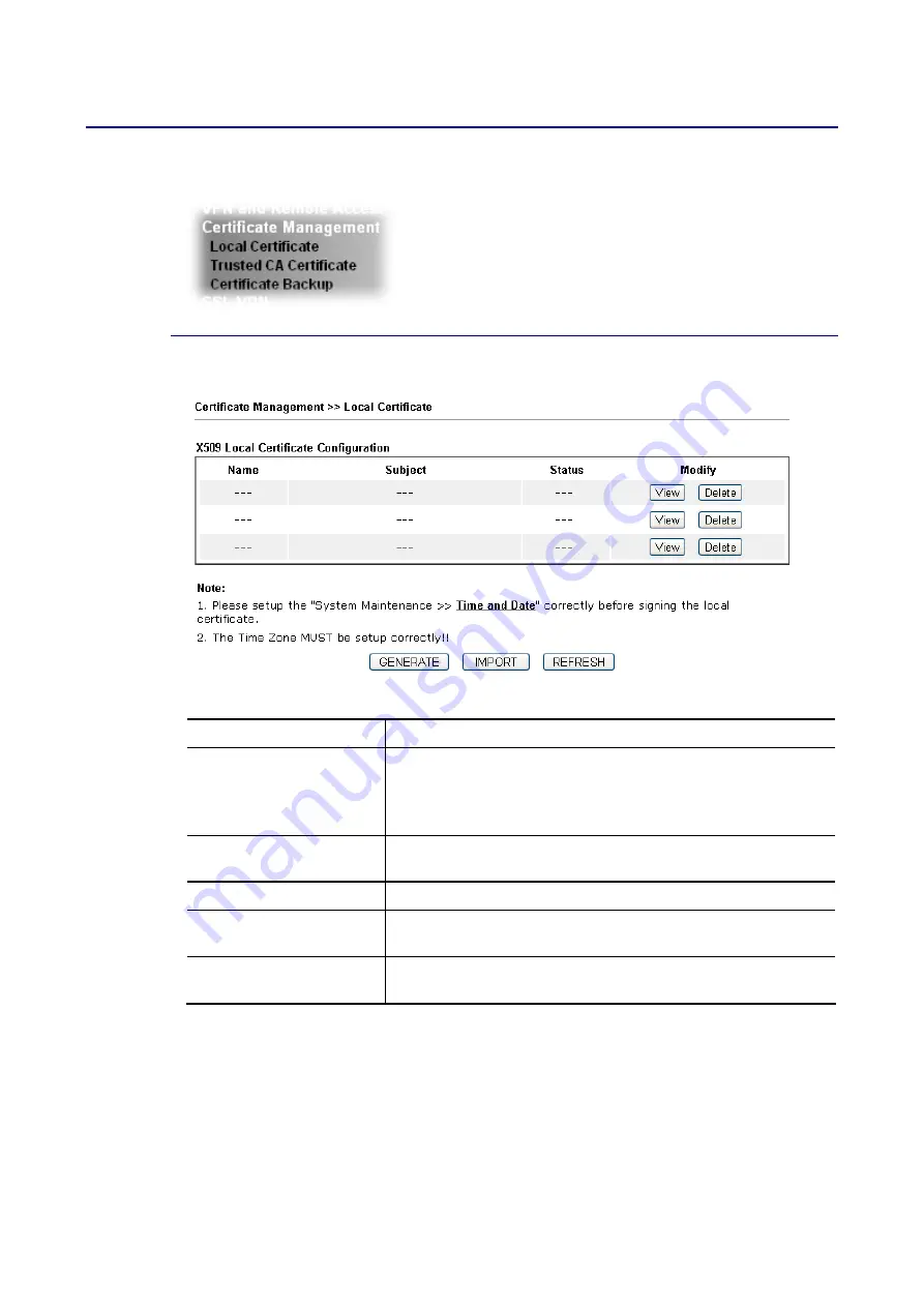 Draytek Vigor2620 Series User Manual Download Page 240