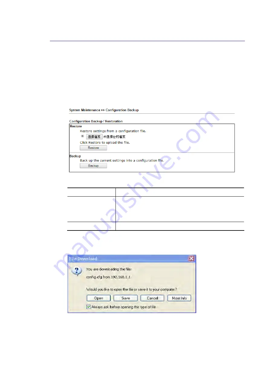 Draytek Vigor2620 Series User Manual Download Page 304