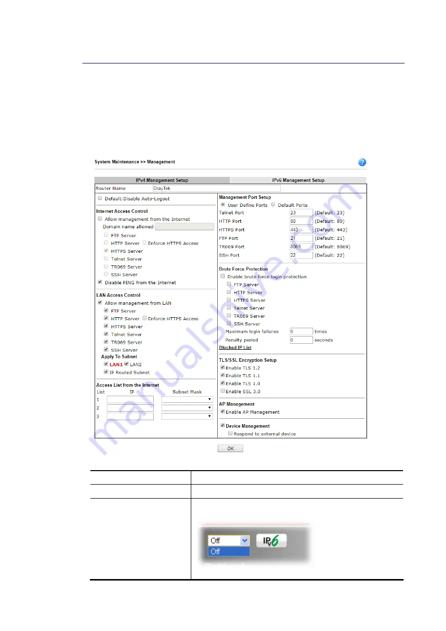 Draytek Vigor2620 Series User Manual Download Page 311