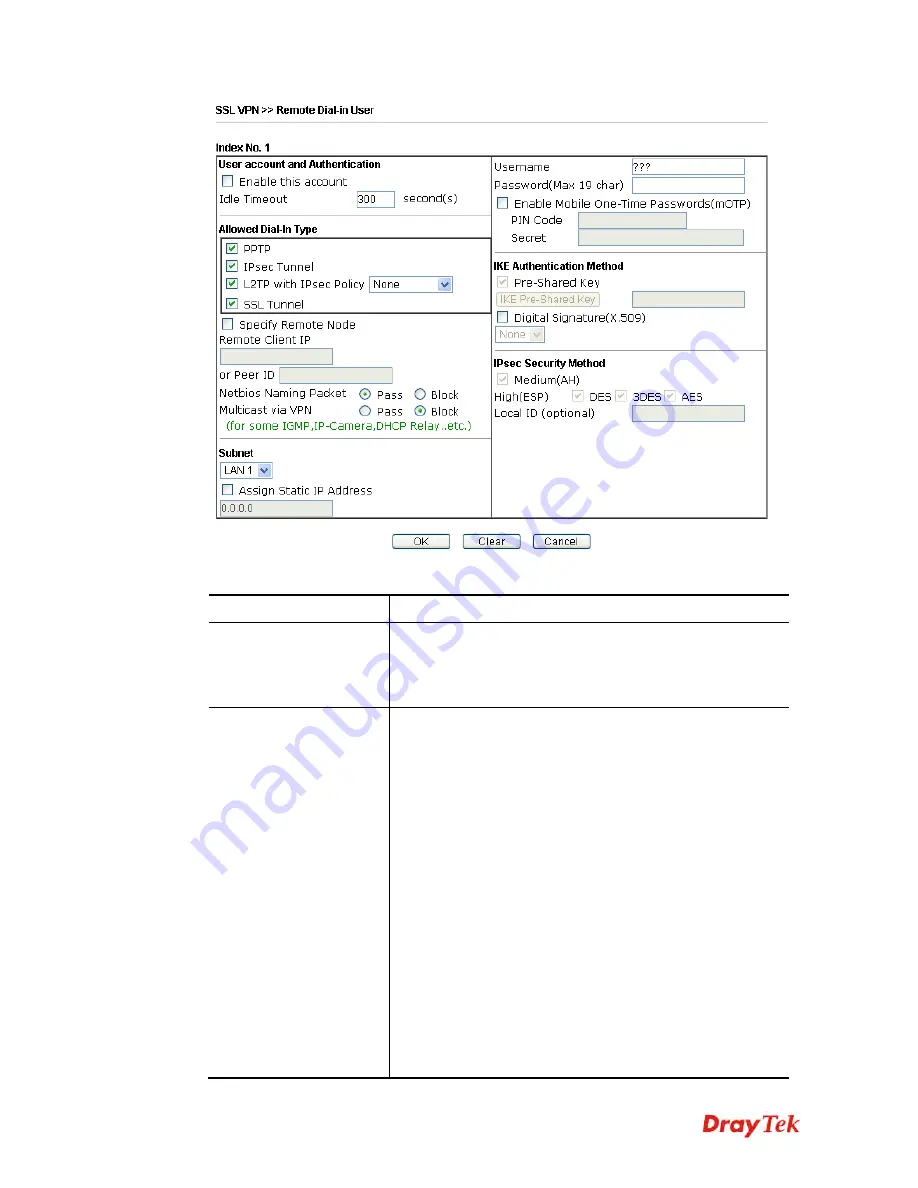 Draytek Vigor2760 User Manual Download Page 358