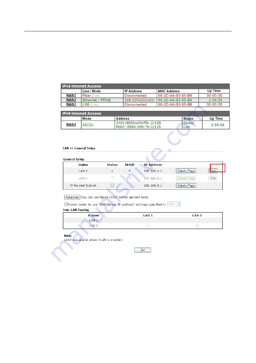 Draytek Vigor2762 series User Manual Download Page 108