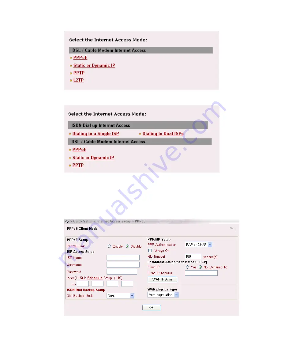 Draytek Vigor2900 Series Security Router User Manual Download Page 44