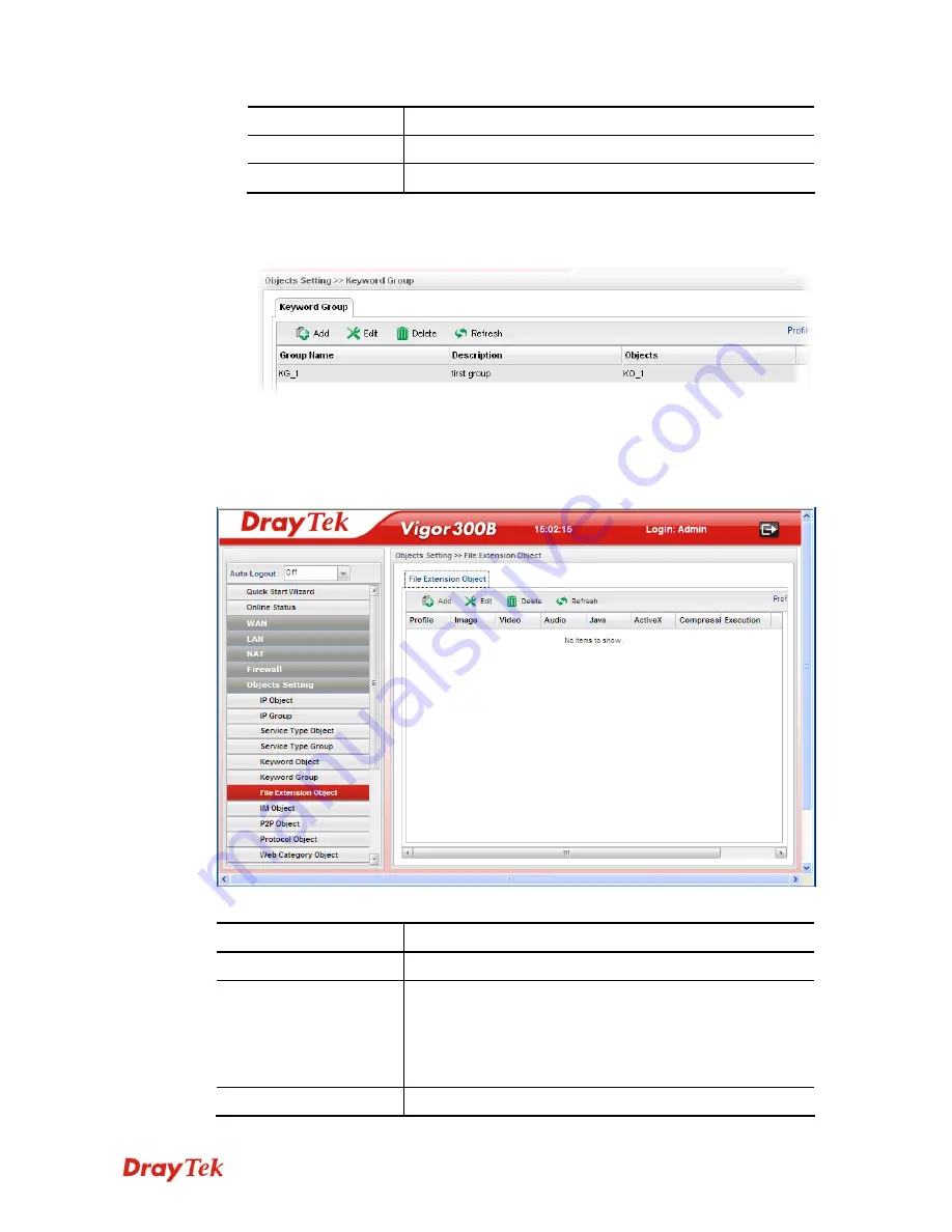 Draytek Vigor300B User Manual Download Page 132