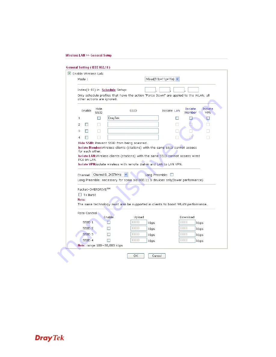 Draytek Vigor3200 Series User Manual Download Page 233