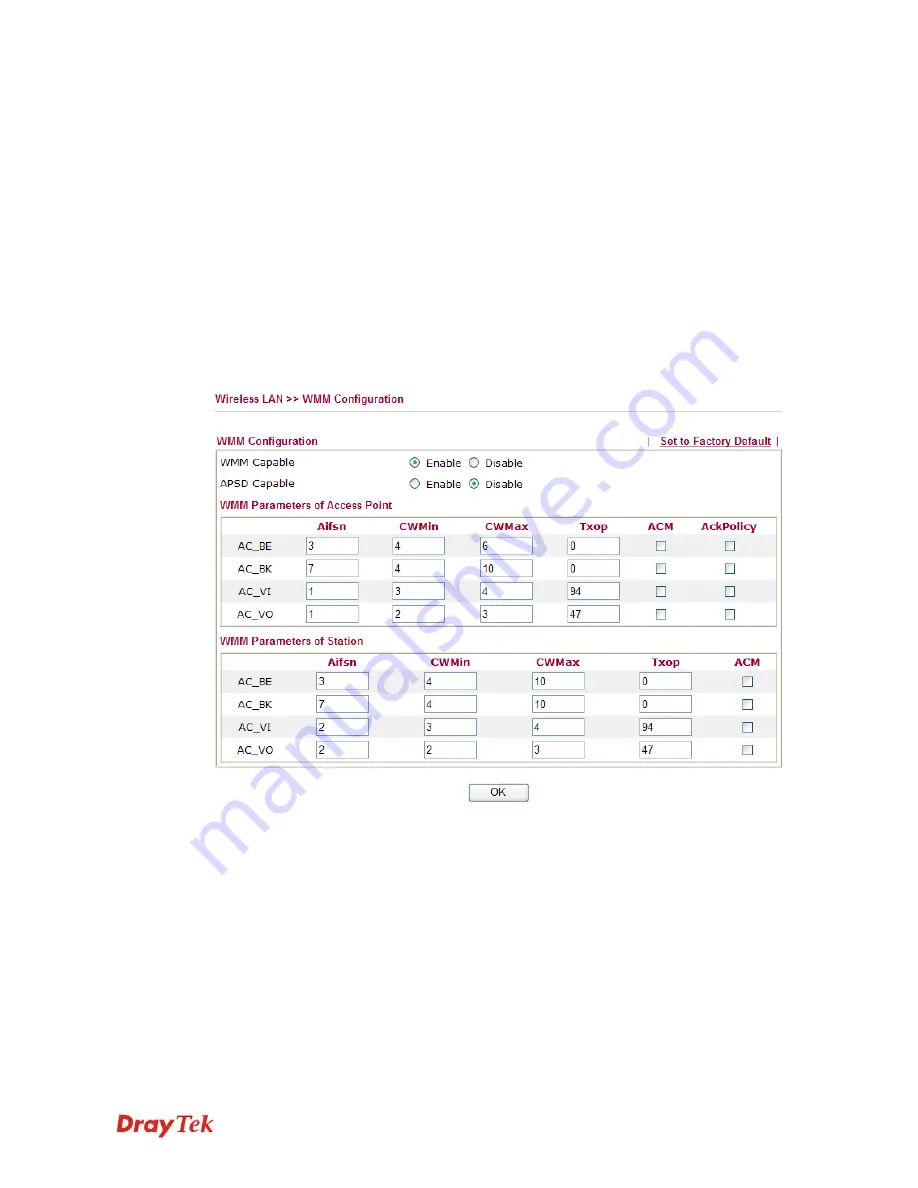 Draytek Vigor3200 Series User Manual Download Page 245