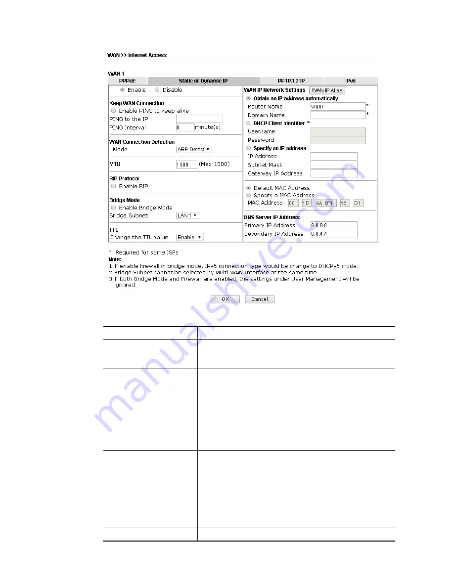 Draytek VIGOR3220 SERIES User Manual Download Page 69