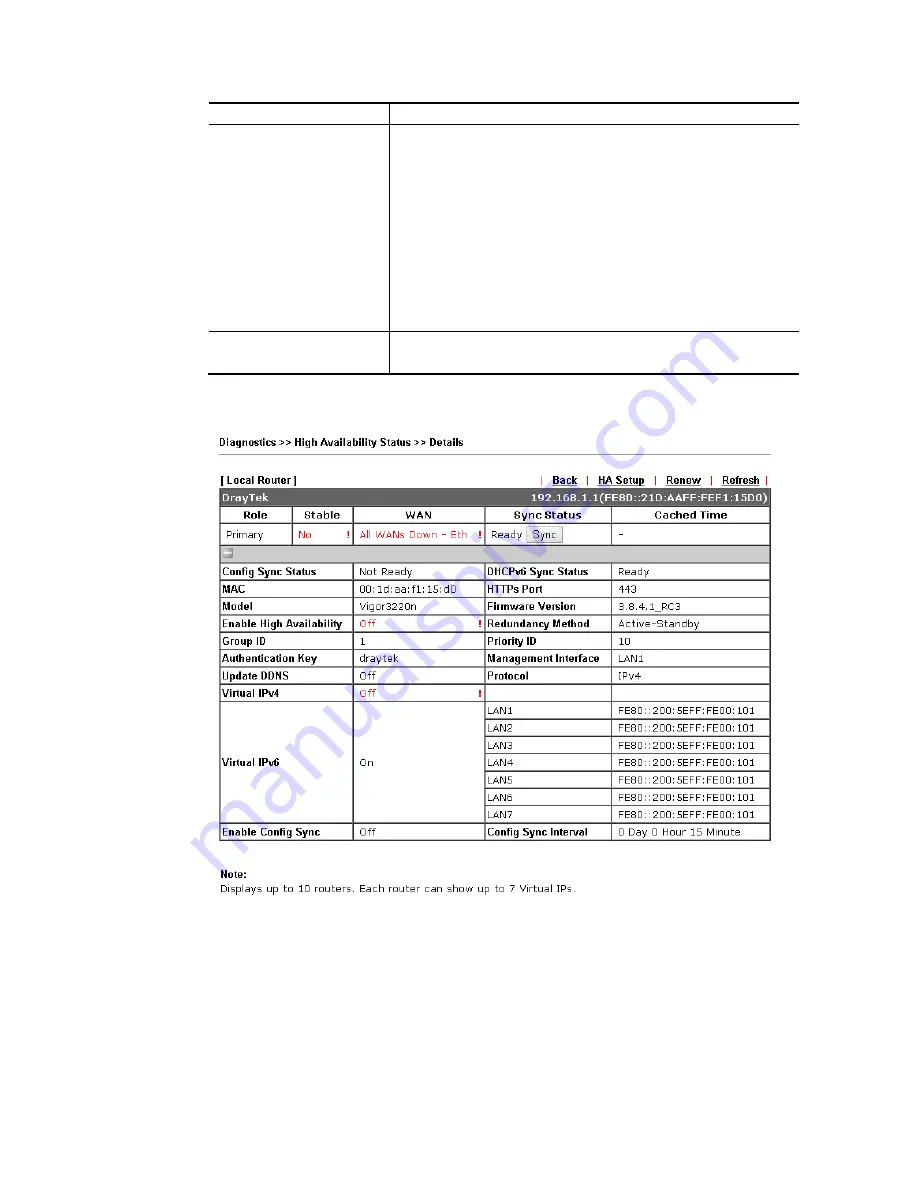 Draytek VIGOR3220 SERIES User Manual Download Page 549