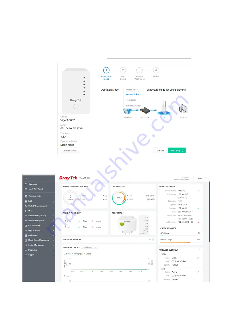 Draytek VigorAP 802 User Manual Download Page 15