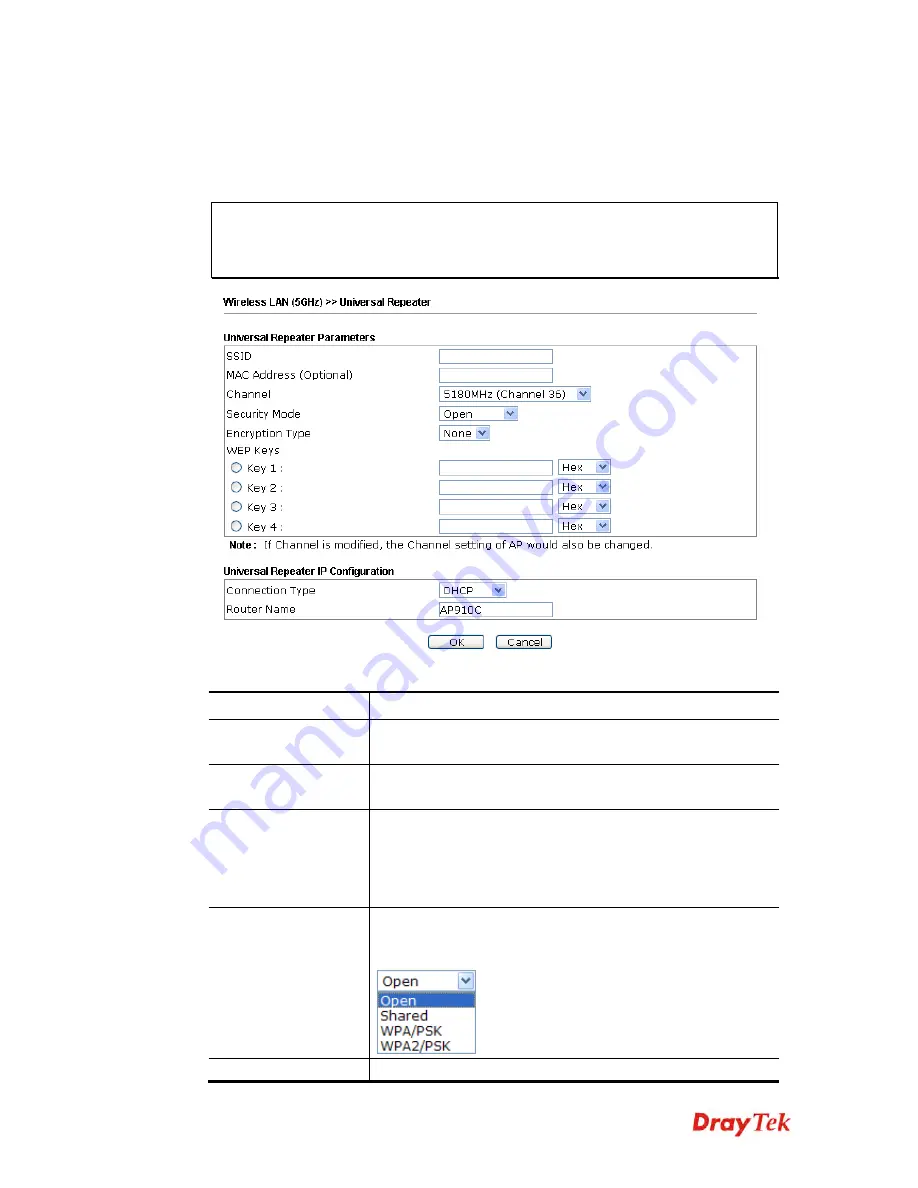 Draytek VigorAP 910C User Manual Download Page 180