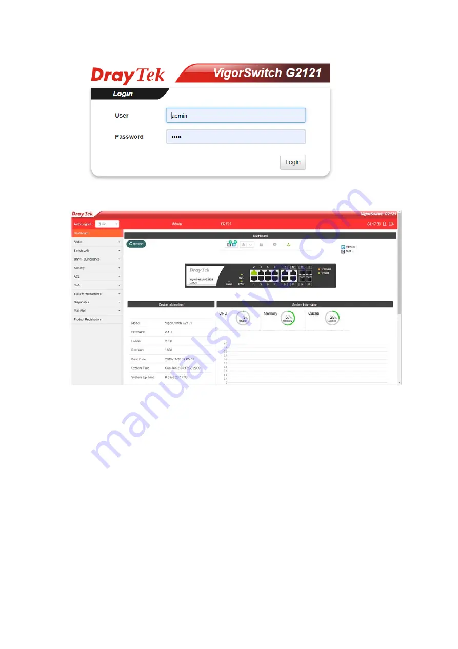 Draytek VigorSwitch G2121 Quick Start Manual Download Page 14