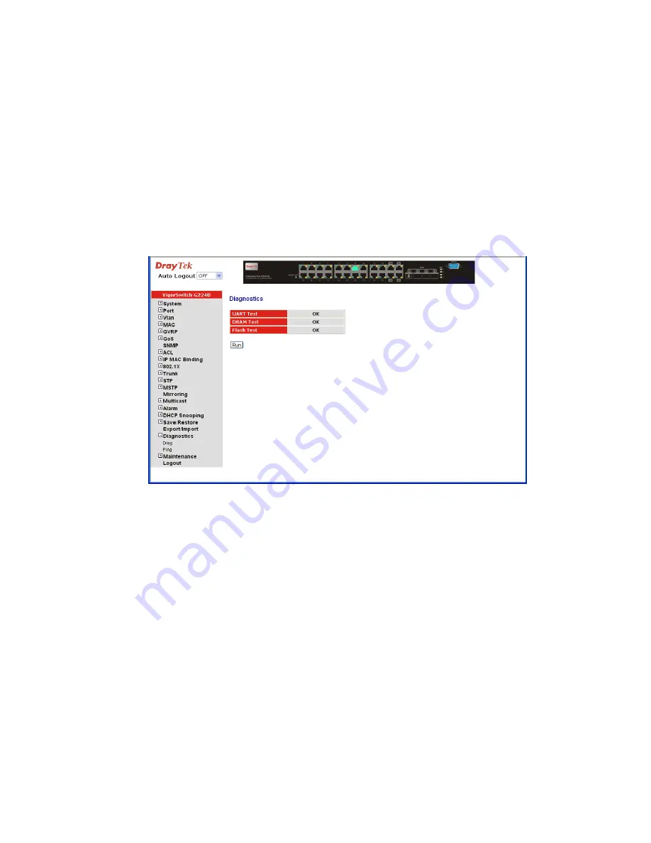 Draytek VigorSwitch G2240 User Manual Download Page 150