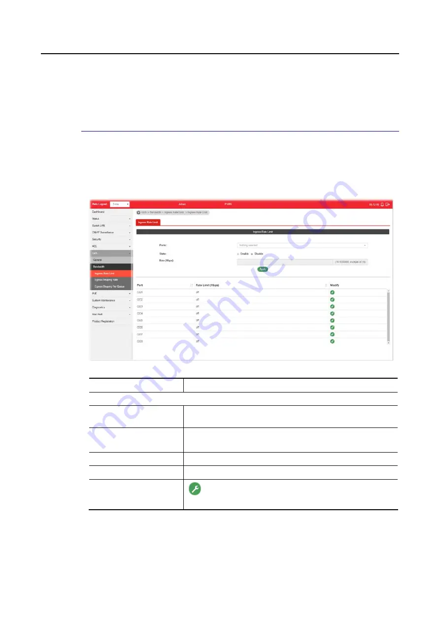 Draytek VigorSwitch P1085 User Manual Download Page 113