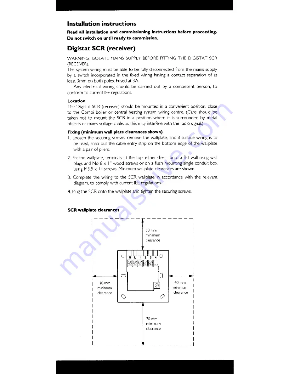 Drayton Digistat RF3 User Instructions Download Page 6