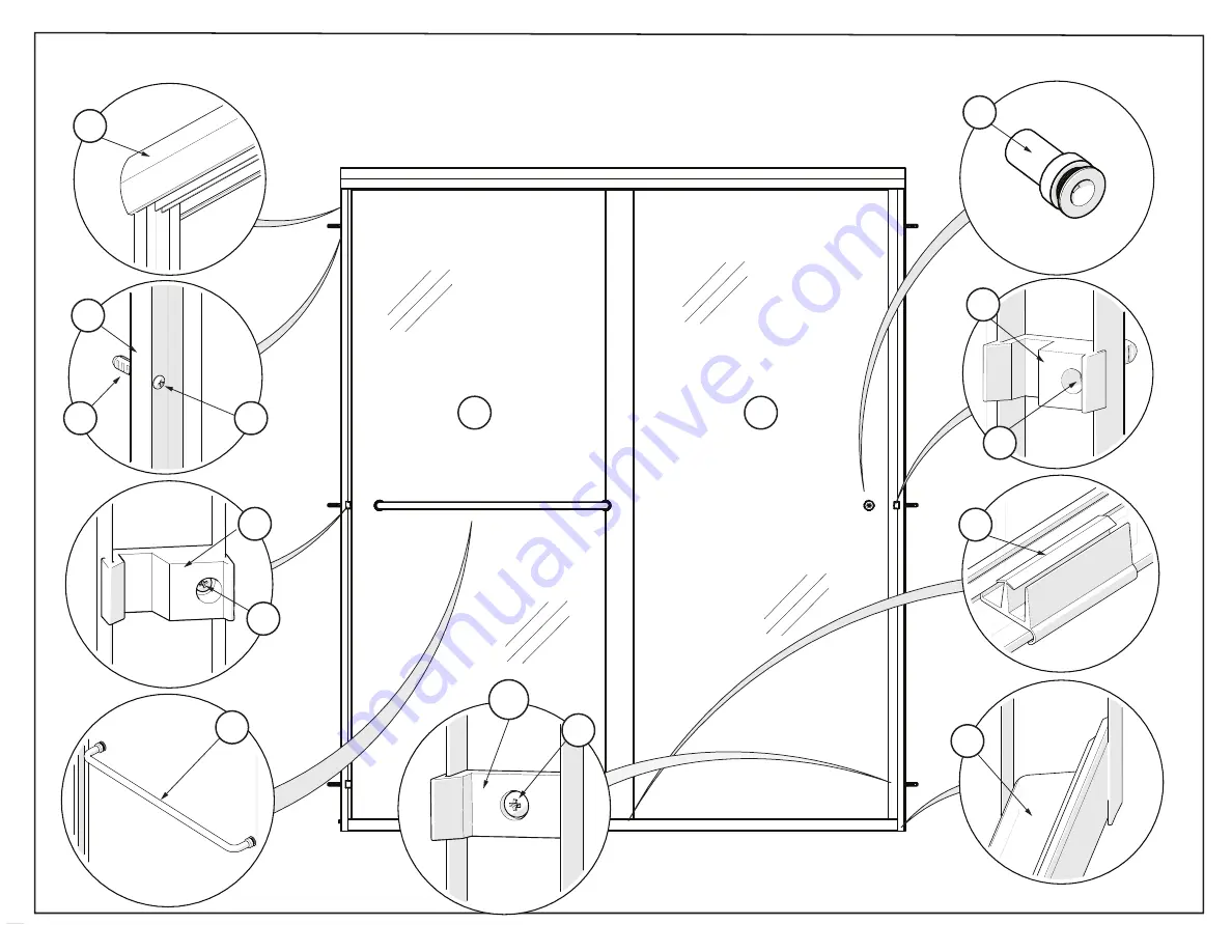 Dreamline Alliance Pro LT SDAT48W700 Installation Instructions Manual Download Page 9