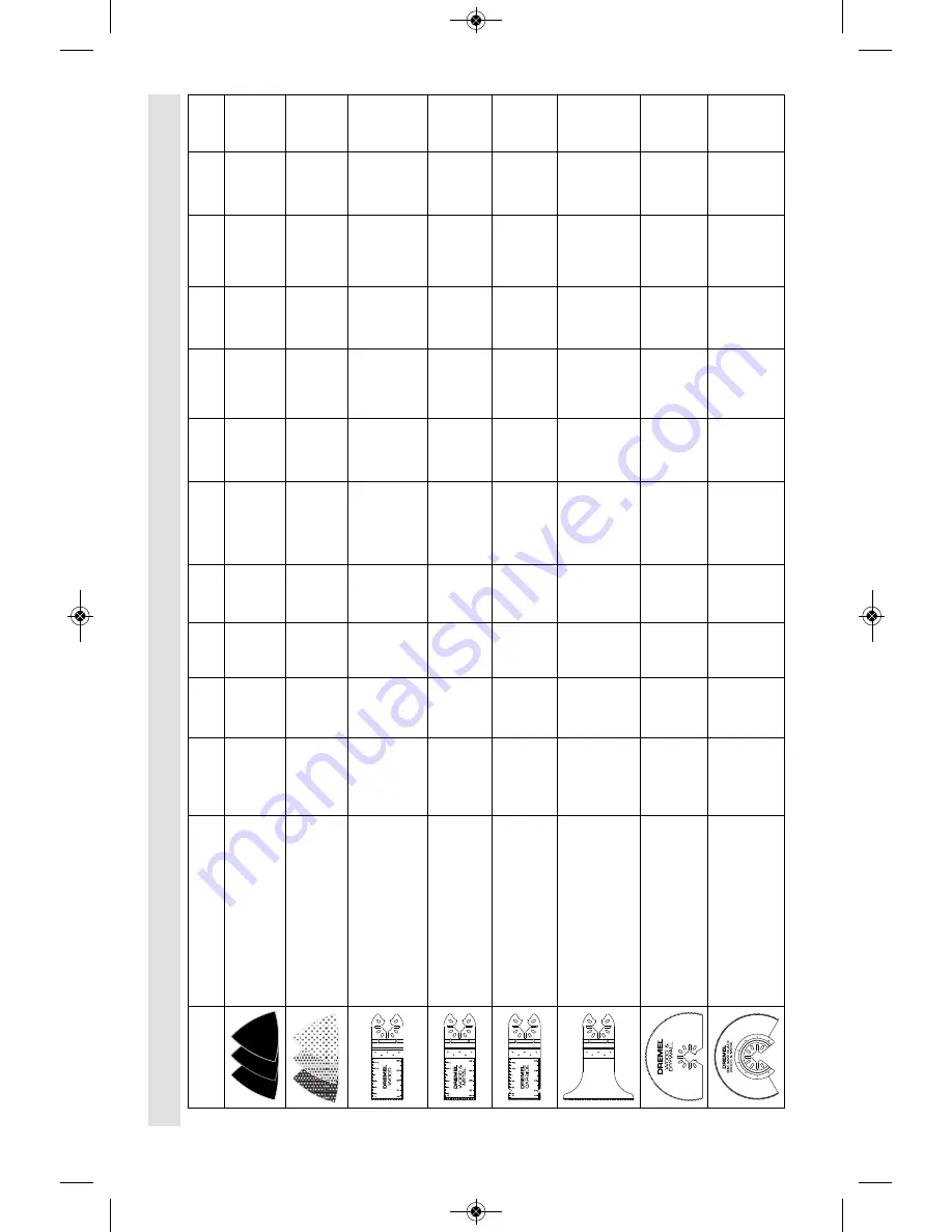 Dremel MM20V Operating/Safety Instructions Manual Download Page 63