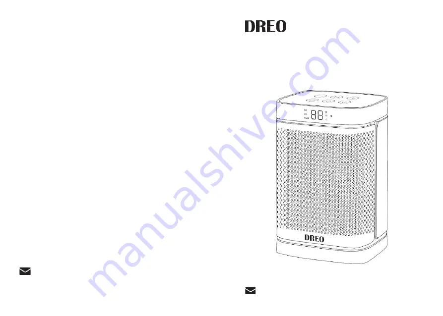 dreo DR-HSH004 User Manual Download Page 1