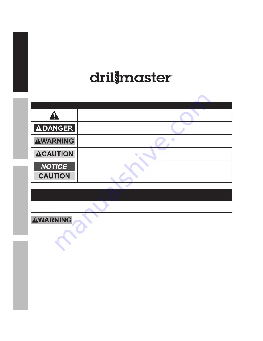 Drill Master 69438 Owner'S Manual & Safety Instructions Download Page 2