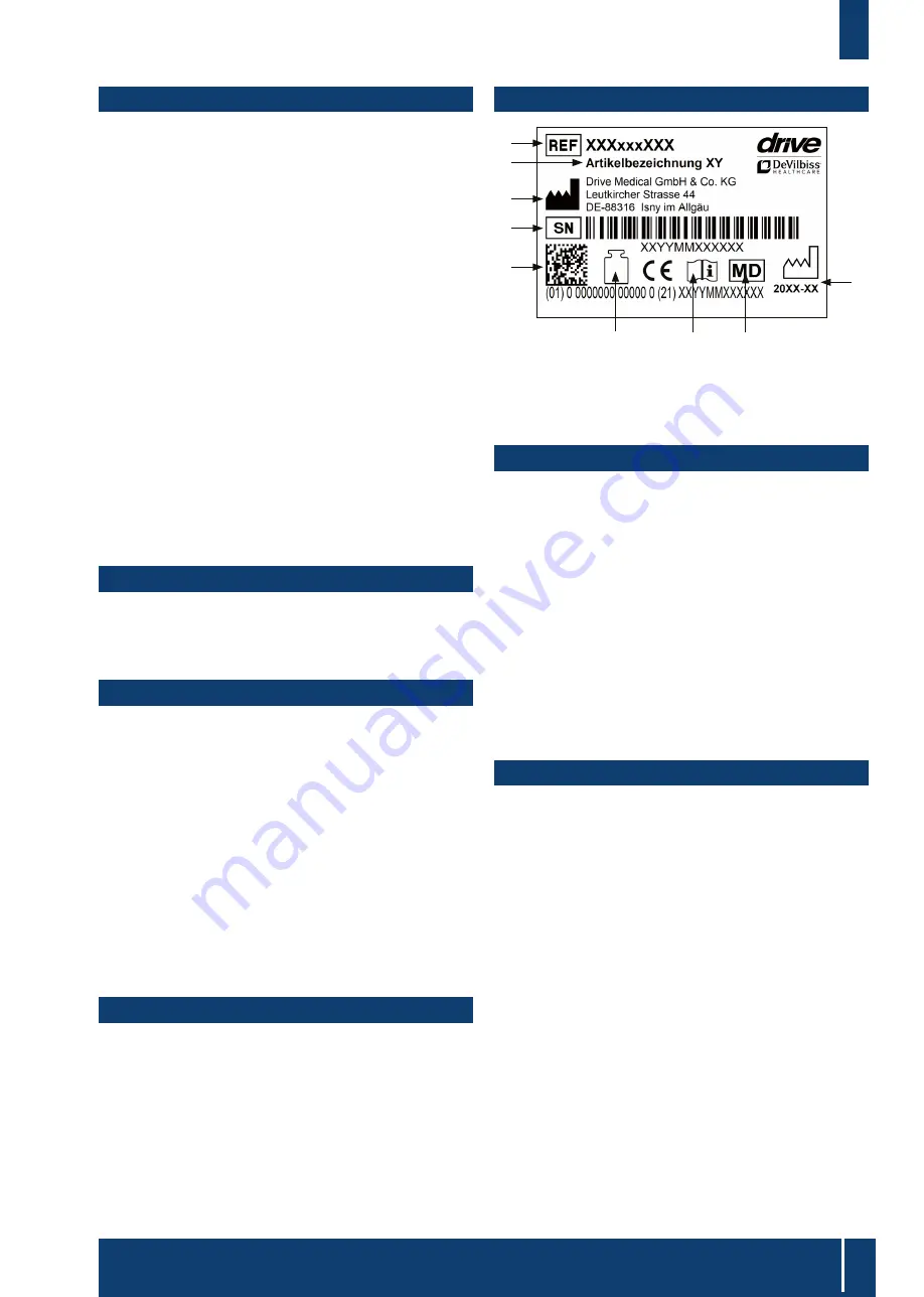 Drive DeVilbiss Healthcare 820100100 Скачать руководство пользователя страница 19