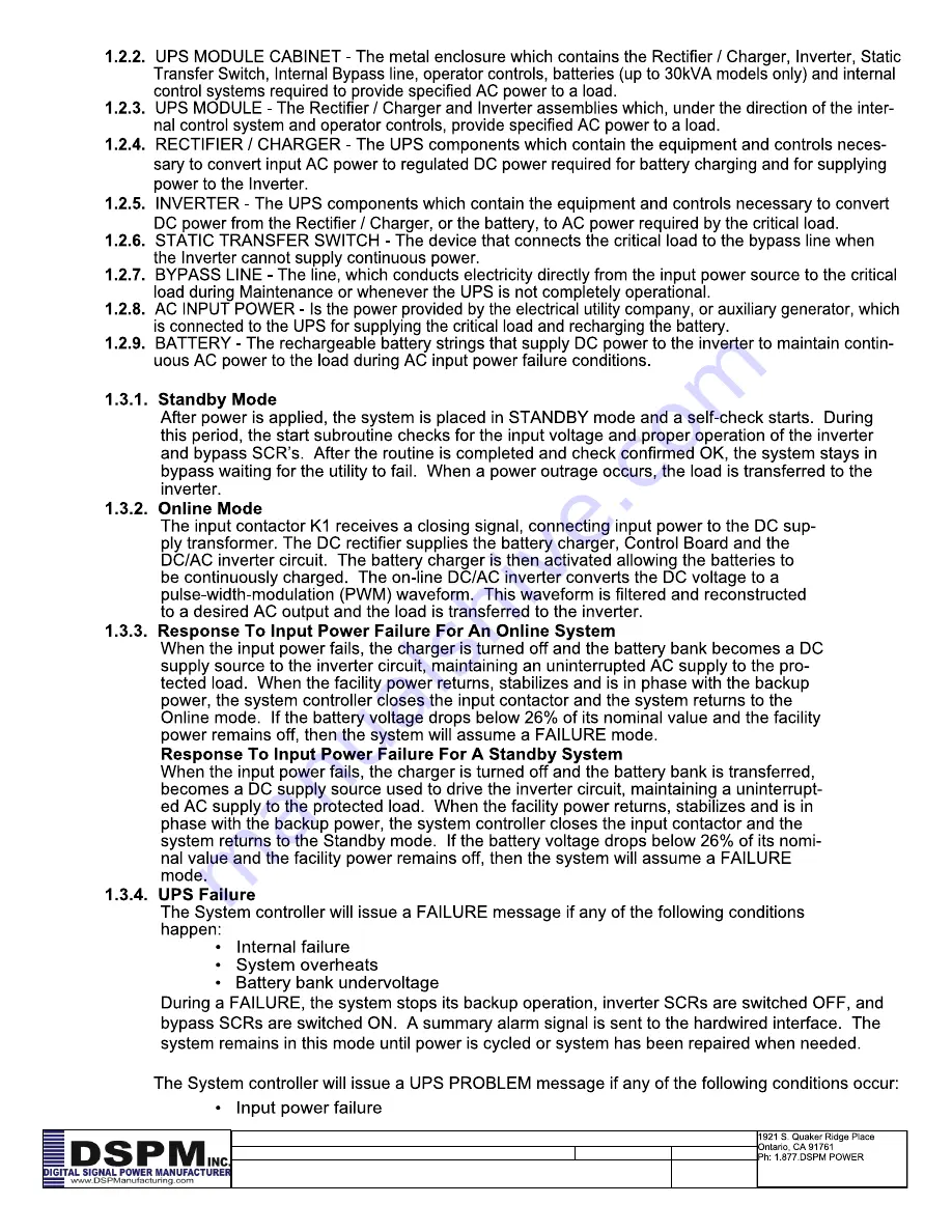 DSPM Cobra Micro Maintenance Manual Download Page 12