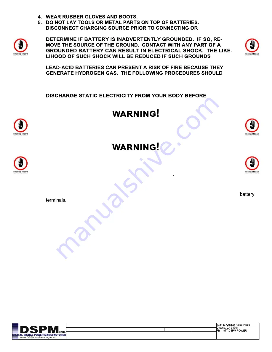 DSPM Cobra Micro Maintenance Manual Download Page 26